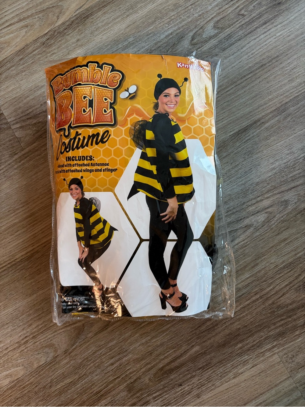 Bee costume for adults